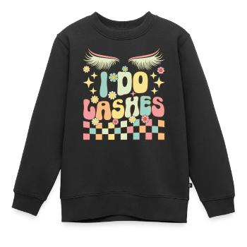 Groovy Lash Artist Lash Tech Cils - Sweat Premium enfant bio - noir - Devant - AI Model Kid Female (0cm)