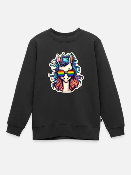 LGBTQ Pride Month - Kinder Premium Organic Sweatshirt - Schwarz