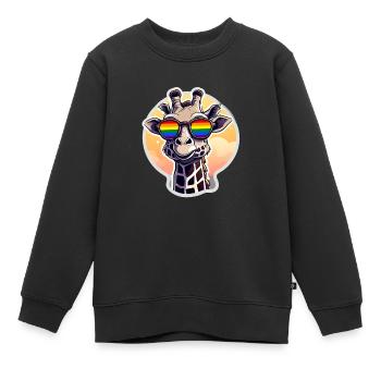 Pride Month LGBTQIA+ LGBTQ - Kids Premium Organic Sweatshirt - black - Front - AI Model Kid Female (0cm)