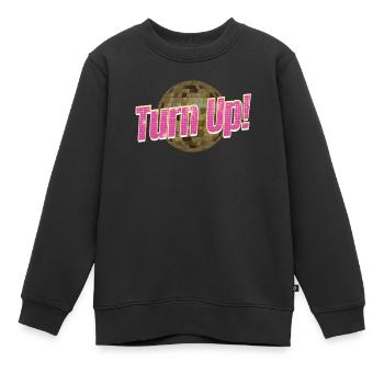 Auftauchen! Disco Lover Klassisch Groovy Vintage - Kinder Premium Organic Sweatshirt - Schwarz - Vorne - AI Model Kid Female (0cm)