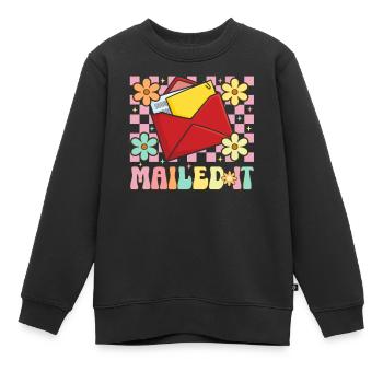 Employés des postes envoyés Facteurs - Sweat Premium enfant bio - noir - Devant - AI Model Kid Female (0cm)