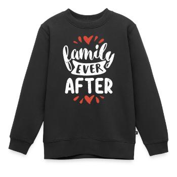 Family Ever After Adopt Family Adoption - Kids Premium Organic Sweatshirt - black - Front - AI Model Kid Female (0cm)