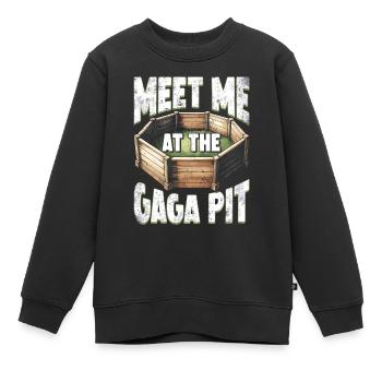 Gagaball Gaga Ball Meet Me At The Gaga Pit - Kinder Premium Organic Sweatshirt - Schwarz - Vorne - AI Model Kid Female (0cm)