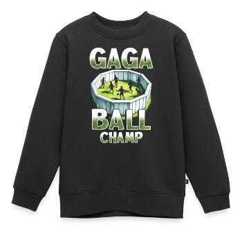 Gagaball Gaga Ball Champ - Kinder Premium Organic Sweatshirt - Schwarz - Vorne - AI Model Kid Female (0cm)