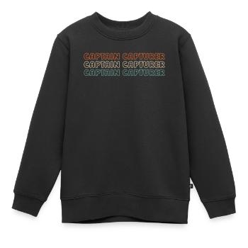 Photographe Photographie Appareil photo Capturez l’instant - Sweat Premium enfant bio - noir - Devant - AI Model Kid Female (0cm)