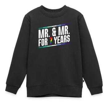 Gay Pride Hochzeit Homo-Ehe - Kinder Premium Organic Sweatshirt - Schwarz - Vorne - AI Model Kid Female (0cm)