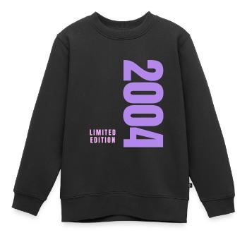 20e anniversaire - Sweat Premium enfant bio - noir - Devant - AI Model Kid Female (0cm)