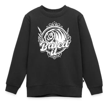 Landwirt Heu Stroh Strohballen Heuballen Baled It - Kinder Premium Organic Sweatshirt - Schwarz - Vorne - AI Model Kid Female (0cm)