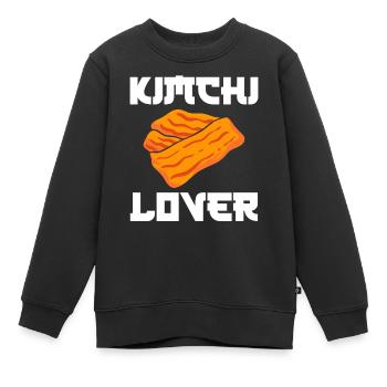Kimchi Lover Koreanischer Koch - Kinder Premium Organic Sweatshirt - Schwarz - Vorne - AI Model Kid Female (0cm)