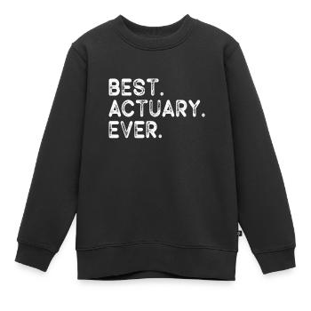 Aktuar Statistiker - Kinder Premium Organic Sweatshirt - Schwarz - Vorne - AI Model Kid Female (0cm)