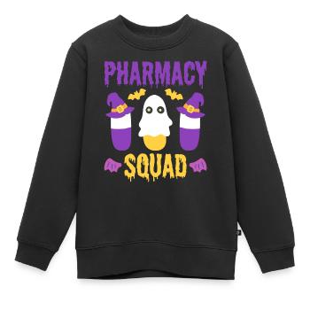 Pharmacy Squad Apotheker - Kinder Premium Organic Sweatshirt - Schwarz - Vorne - AI Model Kid Female (0cm)