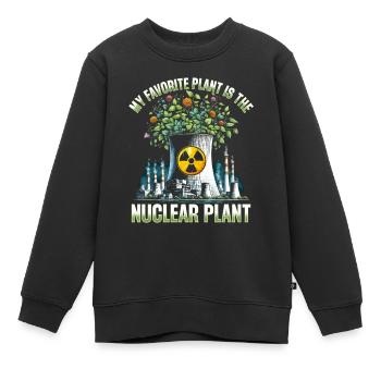 Ingénieur nucléaire Ma centrale préférée Centrale nucléaire - Sweat Premium enfant bio - noir - Devant - AI Model Kid Female (0cm)