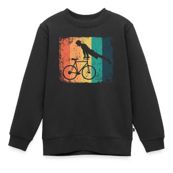 Kunstradfahren Kunstradfahrer - Kinder Premium Organic Sweatshirt - Schwarz - Vorne - AI Model Kid Female (0cm)