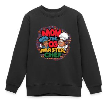 Maman chien Master Chef T-shirt - Sweat Premium enfant bio - noir - Devant - AI Model Kid Female (0cm)