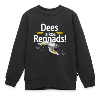 Bayerische sprüche - Kinder Premium Organic Sweatshirt - Schwarz - Vorne - AI Model Kid Female (0cm)
