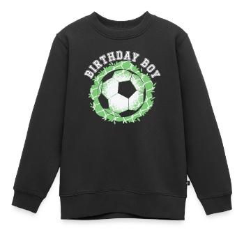 Geburtstagsbuldenfußballspieler Bday Team Party - Kinder Premium Organic Sweatshirt - Schwarz - Vorne - AI Model Kid Female (0cm)