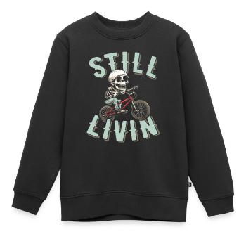 Bmx Bmx Motard - Sweat Premium enfant bio - noir - Devant - AI Model Kid Female (0cm)