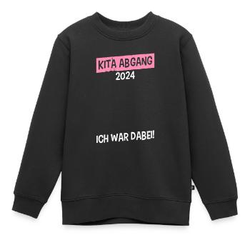 Départ de Kita Diplômé de Kita 2024 - Sweat Premium enfant bio - noir - Devant - AI Model Kid Female (0cm)