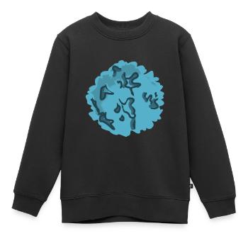 Norovirus - Sweat Premium enfant bio - noir - Devant - AI Model Kid Female (0cm)