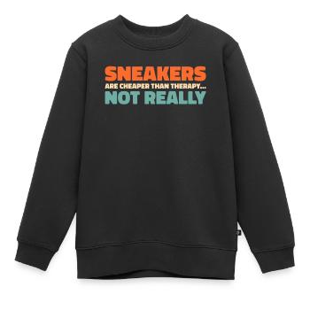 Sneakers Sneaker Collector - Sweat Premium enfant bio - noir - Devant - AI Model Kid Female (0cm)