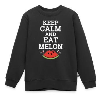 Melon Poison - Sweat Premium enfant bio - noir - Devant - AI Model Kid Female (0cm)