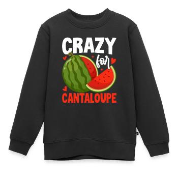 Melon Poison - Sweat Premium enfant bio - noir - Devant - AI Model Kid Female (0cm)