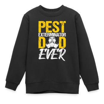 Exterminateur de lutte antiparasitaire - Sweat Premium enfant bio - noir - Devant - AI Model Kid Female (0cm)