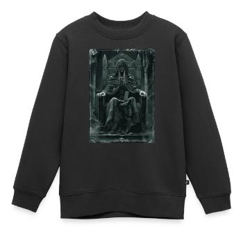 Die Hohepriesterin Tarot - Kinder Premium Organic Sweatshirt - Schwarz - Vorne - AI Model Kid Female (0cm)