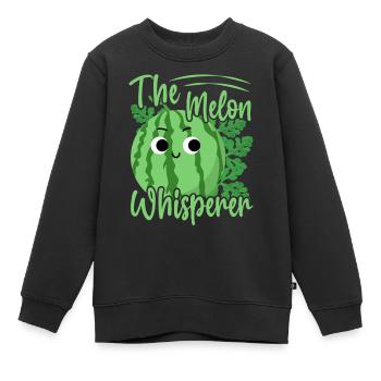 Melon Poison - Sweat Premium enfant bio - noir - Devant - AI Model Kid Female (0cm)