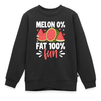 Melon Poison - Sweat Premium enfant bio - noir - Devant - AI Model Kid Female (0cm)