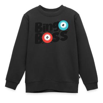 Bingo Joueur Bingo - Sweat Premium enfant bio - noir - Devant - AI Model Kid Female (0cm)