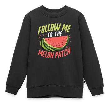 Melon Poison - Sweat Premium enfant bio - noir - Devant - AI Model Kid Female (0cm)