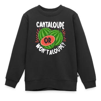 Melon Poison - Sweat Premium enfant bio - noir - Devant - AI Model Kid Female (0cm)