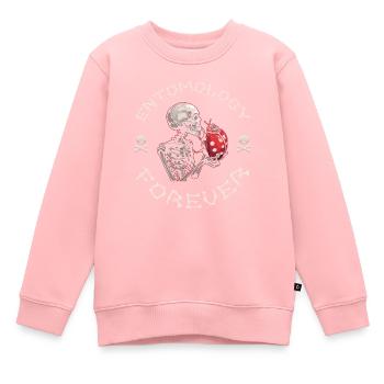 Entomologie Entomologe Insekt Skelett - Kinder Premium Organic Sweatshirt - Rosa - Vorne - AI Model Kid Female (0cm)