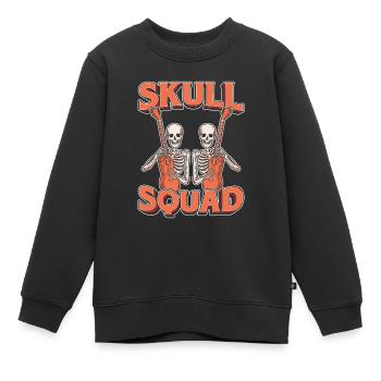 Bassist Bass Gitarre Basser - Kinder Premium Organic Sweatshirt - Schwarz - Vorne - AI Model Kid Female (0cm)