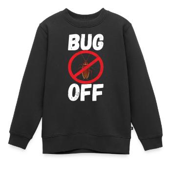 Exterminateur de lutte antiparasitaire - Sweat Premium enfant bio - noir - Devant - AI Model Kid Female (0cm)