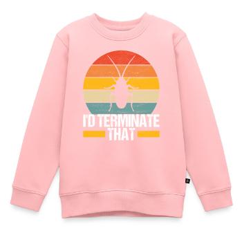 Schädlingsbekämpfung Kammerjäger - Kinder Premium Organic Sweatshirt - Rosa - Vorne - AI Model Kid Female (0cm)