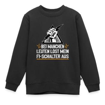 Mon RCD et moi plaisantons avec voltage - Sweat Premium enfant bio - noir - Devant - AI Model Kid Female (0cm)
