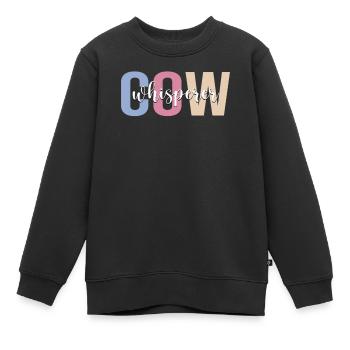 Kuhzüchter Rancher Kuhzüchter Farming - Kinder Premium Organic Sweatshirt - Schwarz - Vorne - AI Model Kid Female (0cm)