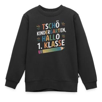 1ère classe j’arrive - Sweat Premium enfant bio - noir - Devant - AI Model Kid Female (0cm)