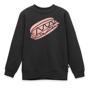 Hot Dog Adult Pink Diamonds - Kinder Premium Organic Sweatshirt - Schwarz - Vorne - AI Model Kid Female (0cm)