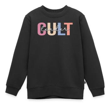 Gothique occulte - Sweat Premium enfant bio - noir - Devant - AI Model Kid Female (0cm)