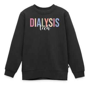 Dialyse-Techniker - Kinder Premium Organic Sweatshirt - Schwarz - Vorne - AI Model Kid Female (0cm)