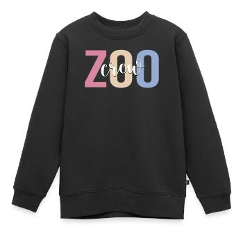 Zoowärter Zoohandlung - Kinder Premium Organic Sweatshirt - Schwarz - Vorne - AI Model Kid Female (0cm)