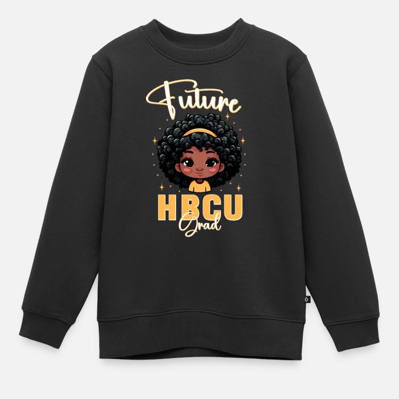 Futur diplôme HBCU - Sweat Premium enfant bio - noir