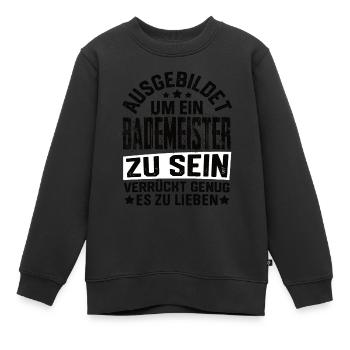 Sauveteurs Nageurs nageurs sauveteurs - Sweat Premium enfant bio - noir - Devant - AI Model Kid Female (0cm)