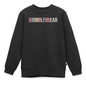 Technologie BME - Sweat Premium enfant bio - noir - Devant - AI Model Kid Female (0cm)