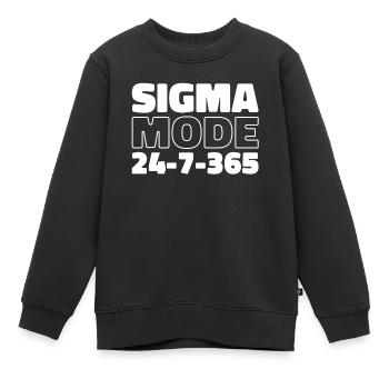 Sororité Soroitas Sigma Modus - Sweat Premium enfant bio - noir - Devant - AI Model Kid Female (0cm)