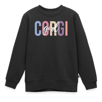 Hundeliebhaber - Kinder Premium Organic Sweatshirt - Schwarz - Vorne - AI Model Kid Female (0cm)