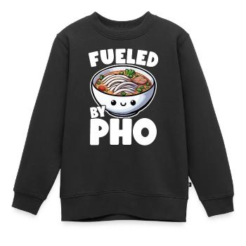 Pho Vietnamesisches Essen Vietnam Pho - Kinder Premium Organic Sweatshirt - Schwarz - Vorne - AI Model Kid Female (0cm)